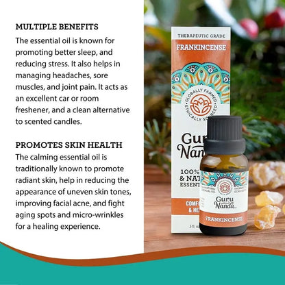 GuruNanda Frankincense Essential Oil – 2 Pack