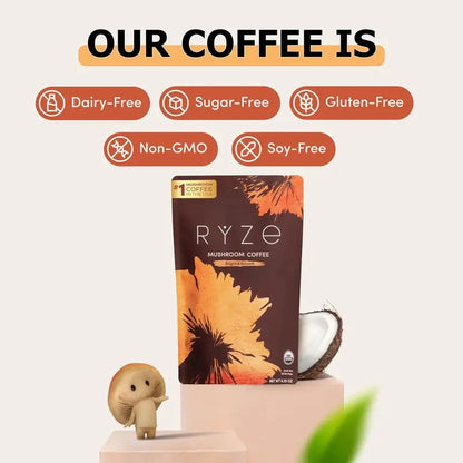 Mushroom Coffee 30 Servings Buy 1 Get 1 Free