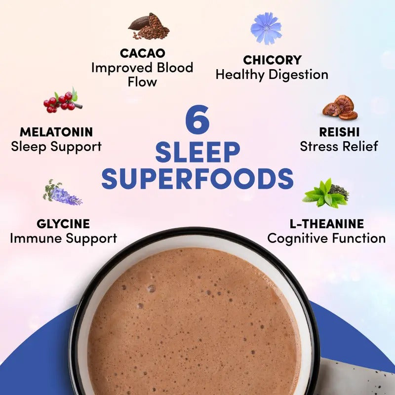 RYZE Mushroom Hot Cocoa with Melatonin
