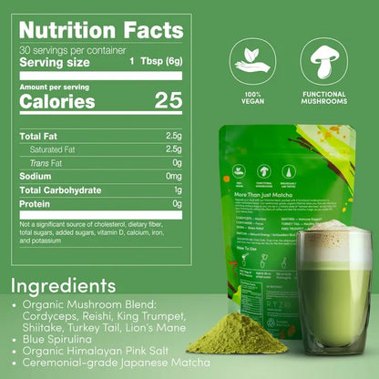 RYZE Mushroom Matcha 30 servings