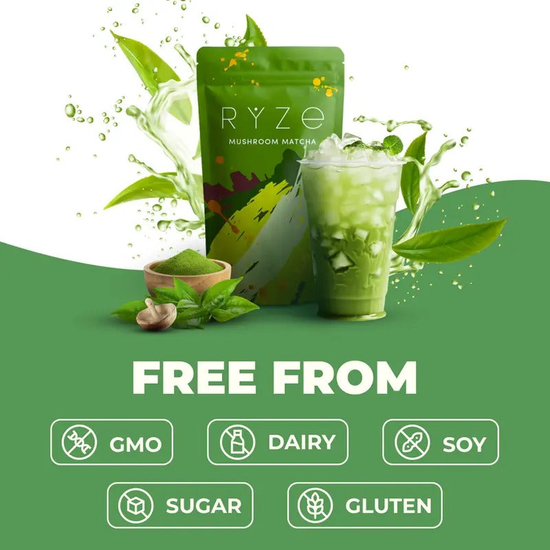 RYZE Mushroom Matcha 30 servings