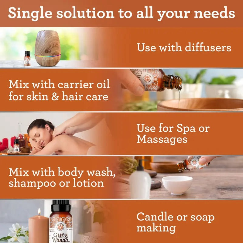 GuruNanda Frankincense Essential Oil – 2 Pack