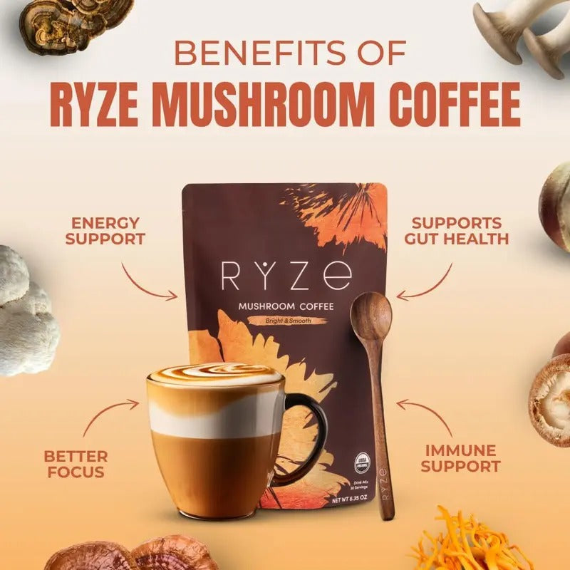 Mushroom Coffee 30 Servings Buy 1 Get 1 Free