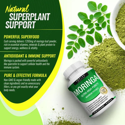 Toplux Moringa Capsules 1200mg 90 Capsules