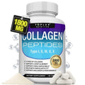 Toplux Collagen Peptides 1800mg – 5-Type Complex, 90 Capsules