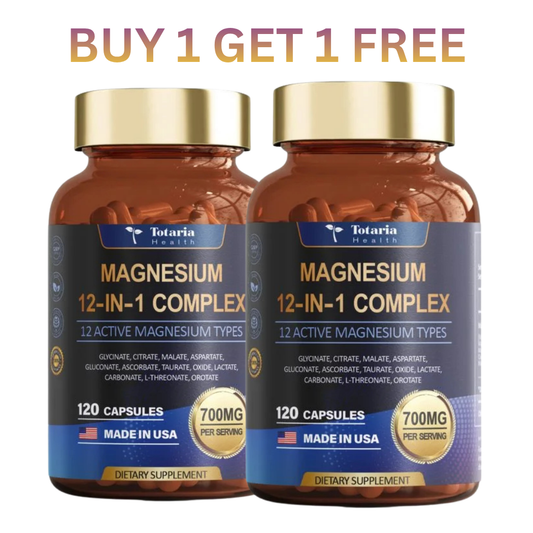 12 in 1 Magnesium Complex Capsules BUY 1 GET 1 FREE
