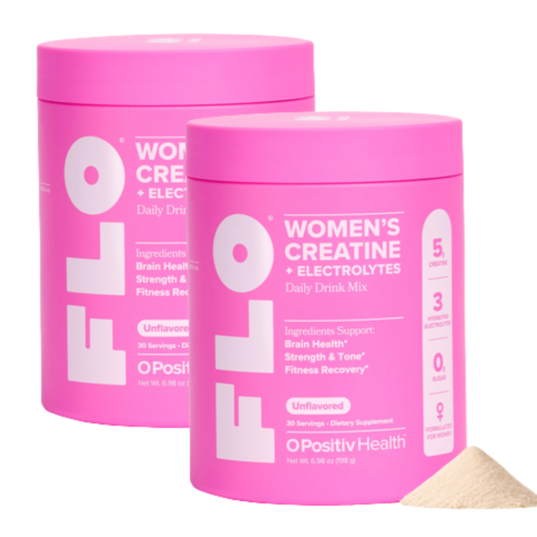 Flo Women’s Daily Creatine + Electrolytes Powder 2 Pack