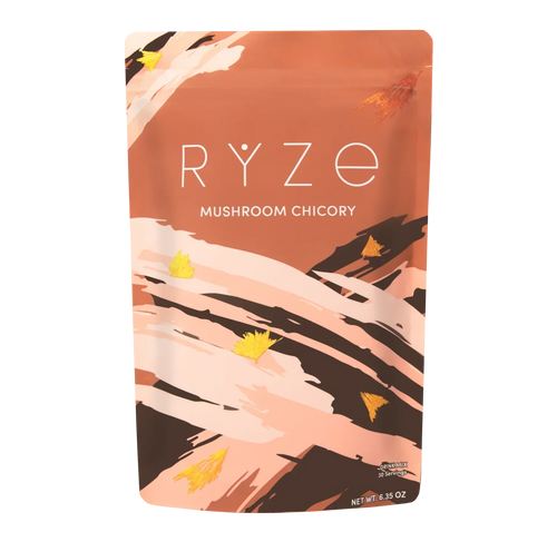 RYZE Mushroom Chicory Coffee – Caffeine-Free, 30 Servings