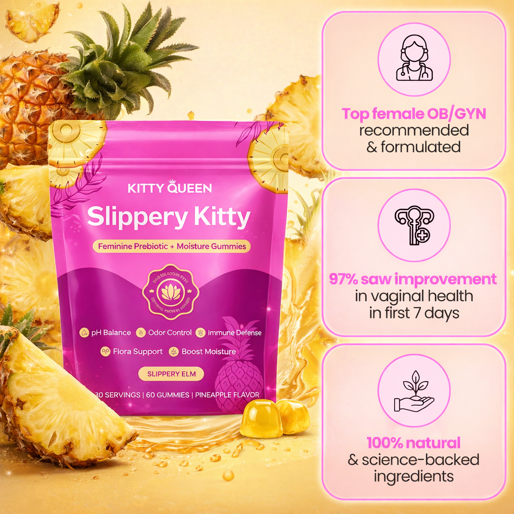 Kitty Queen™ Slippery Kitty Gummies – Feminine Health & Intimacy Support