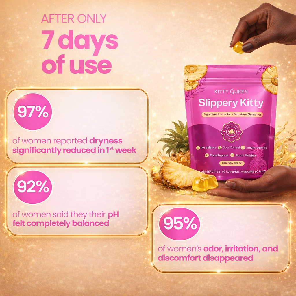 Kitty Queen™ Slippery Kitty Gummies – Feminine Health & Intimacy Support