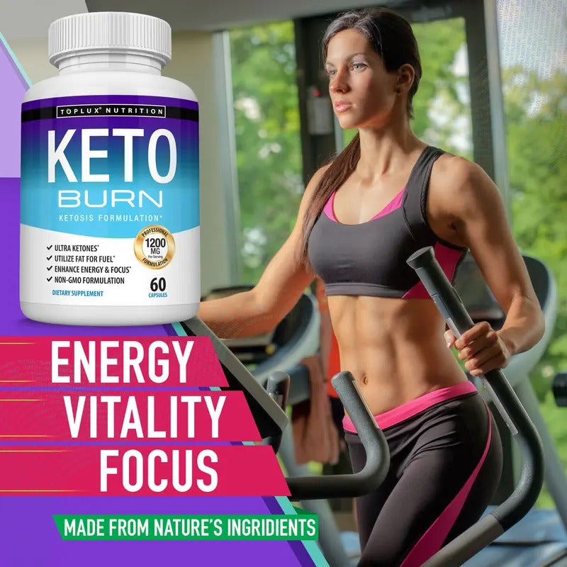 Toplux Nutrition Keto Burn Supplement 60 Capsules