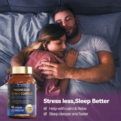Totaria Magnesium 12-in-1 Complex 700mg – 3 Pack