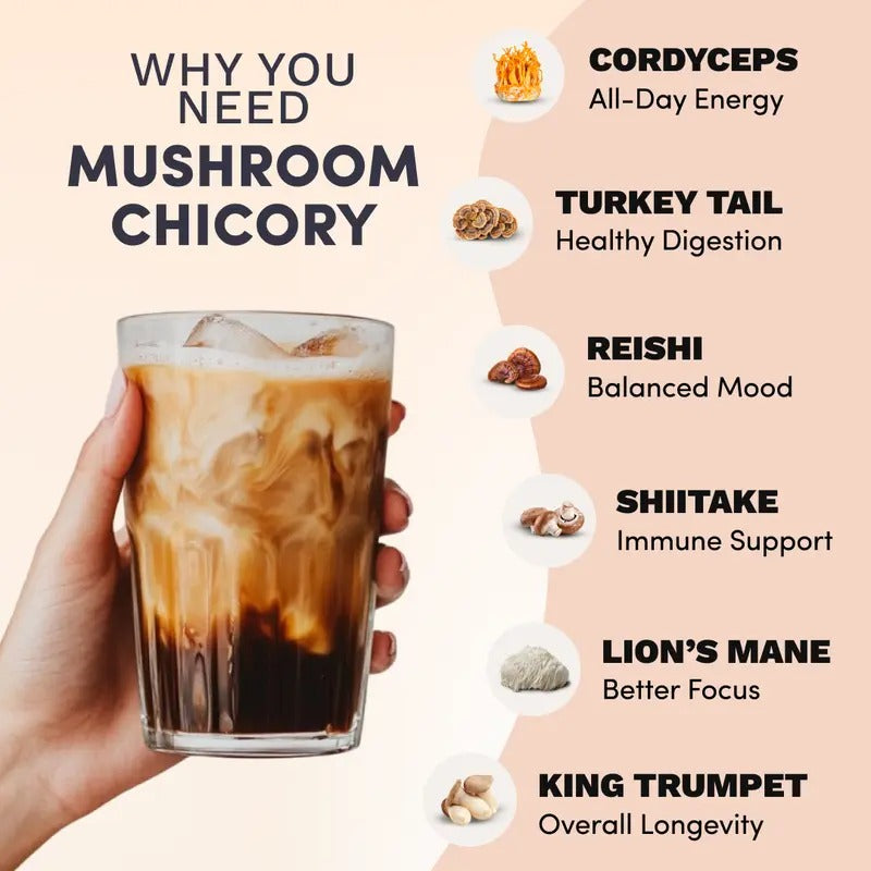 RYZE Mushroom Chicory Coffee 30 Servings