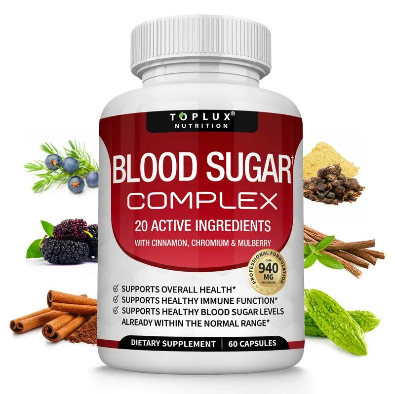 blood sugar complex supplement vitamins minerals USA