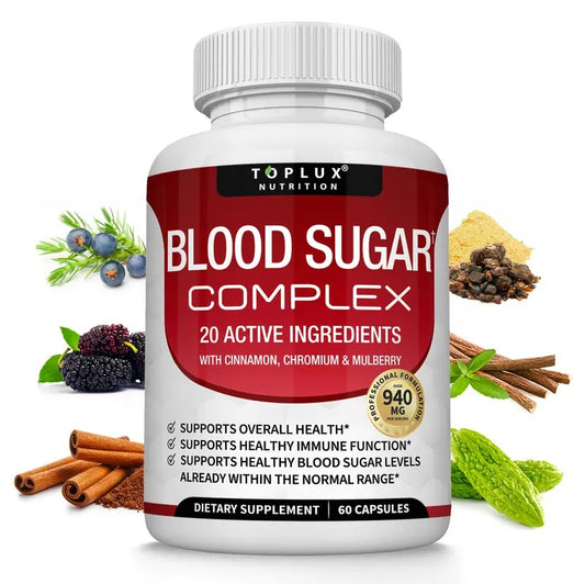 blood sugar complex supplement vitamins minerals USA