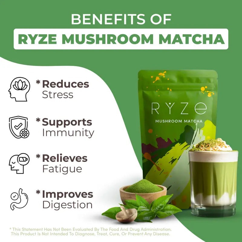 RYZE Mushroom Matcha 30 servings