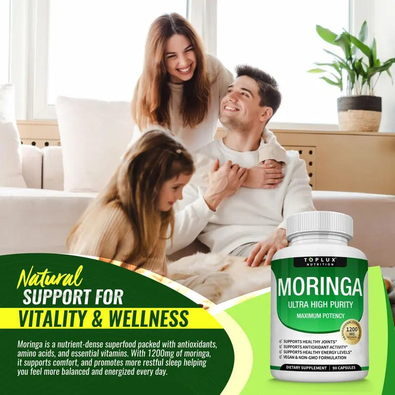 Toplux Moringa Capsules 1200mg 90 Capsules