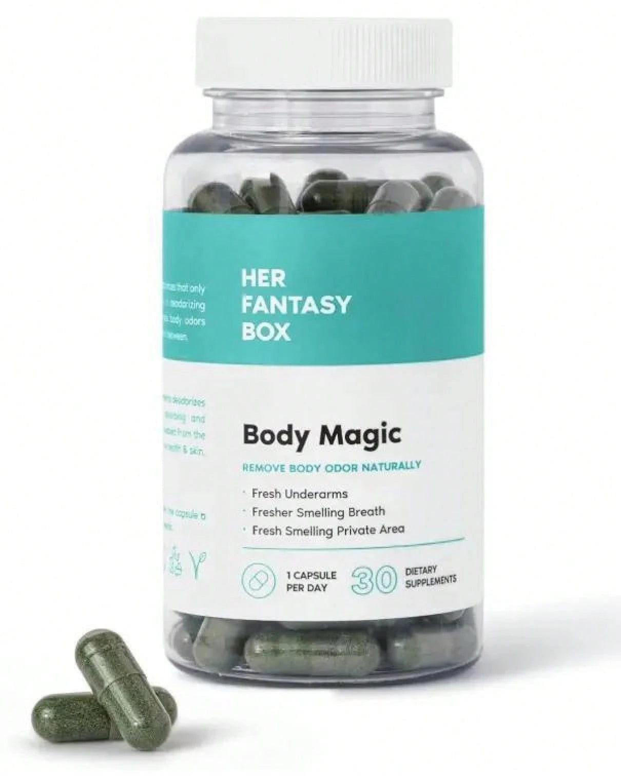 Chlorophyll Capsules – Vegan Detox 30 Capsules, 200mg