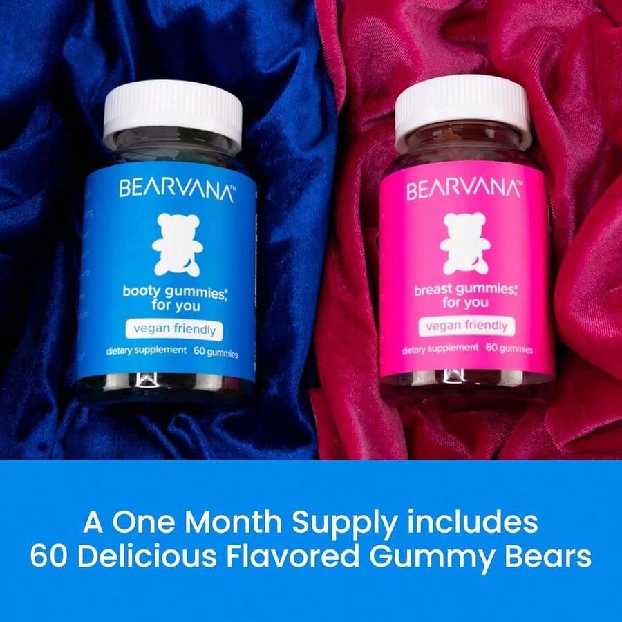 BEARVANA Berry Gummies for Women – Herbal Multivitamin, 2-Pack