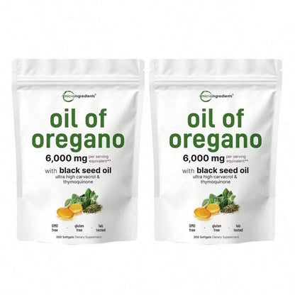 Miriyalyad Oregano Oil with Black Seed Oil Softgels