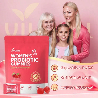 Cranberry Probiotic Gummies – Women's pH Balance & Odor Control, 60ct