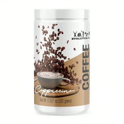 Evolution Coffee Cappuccino Flavor Beverage Creamy With L-Carnitine A Dietary Supplement Product