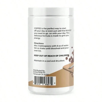 Evolution Coffee Cappuccino Flavor Beverage Creamy With L-Carnitine A Dietary Supplement Product