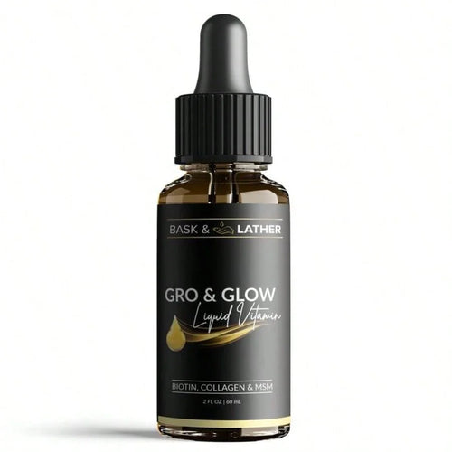 Gro & Glow Liquid Vitamins – Hair, Nails & Skin with Biotin & Collagen