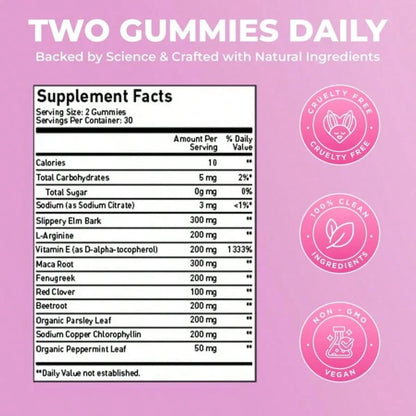 ProYoni Pheromone Gummies - Enhances Your Natural Pheromones From Within - 60 Count Mixed Berry Flavor