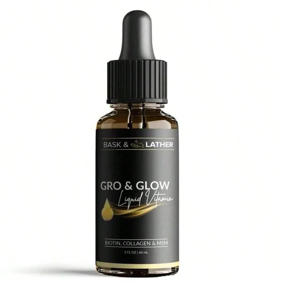 BASK AND LATHER Scalp Stimulator – Rosemary & Mint Hair Growth Oil