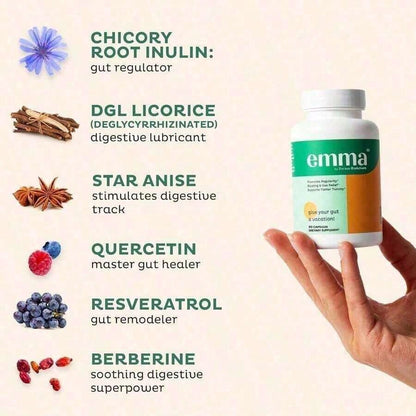 Emma Gut Restore 2-Pack: Your Daily Dose Of Digestive Comfort No More Digestive Troubles!