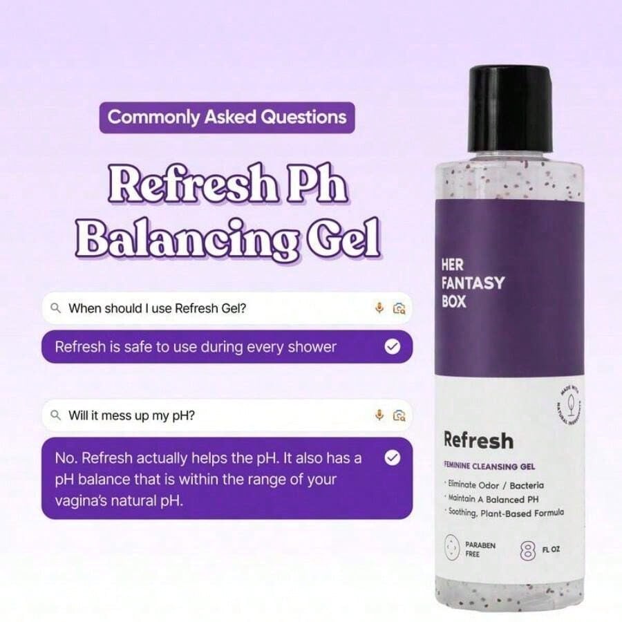 HERFANTASYBOX Ultimate Complete Feminine Care: 4 Products For Odor Control, PH Balance, Skin Rejuvenation & Vaginal Moisture – 30-60 Day Supply