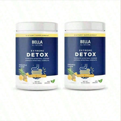 Bella Pineapple Colon Cleanse – High Fiber Detox Powder For Digestive Health & Gut Support| 400g| 40 Servings