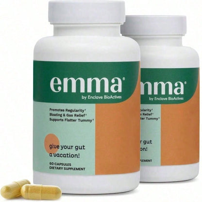 Emma Gut Supplement - 60 Capsules - Repairs Leaky Gut With Magnesium, Berberine, Vitamin D, Quercetin & More
