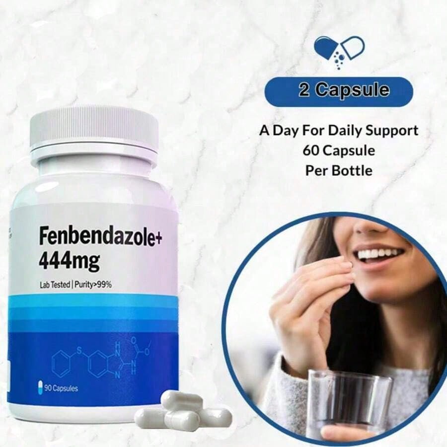 Fenben 444 Mg | 90 Count | 99% Purity I Lab Tested Supplement Dietary Fitness