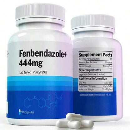 Fenben 444 Mg | 90 Count | 99% Purity I Lab Tested Supplement Dietary Fitness