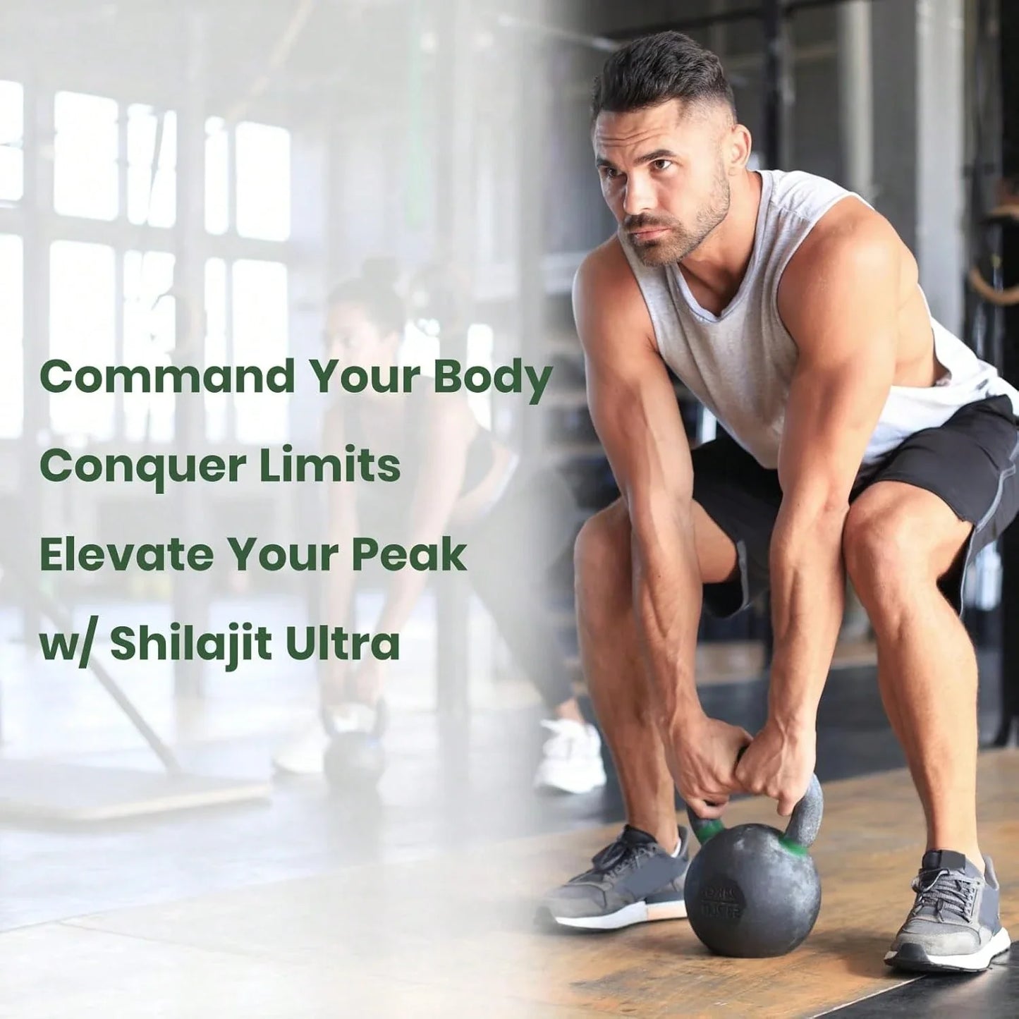 Shilajit For Men Women, Shilajit With Naturally Fulvic Acid & L-Arginine, Himalayan Shilajits For Extra Power, Stamina & Immune Support, Non-GMO, Made In USA, 60 Capsules, 1,300mg Per Serving
