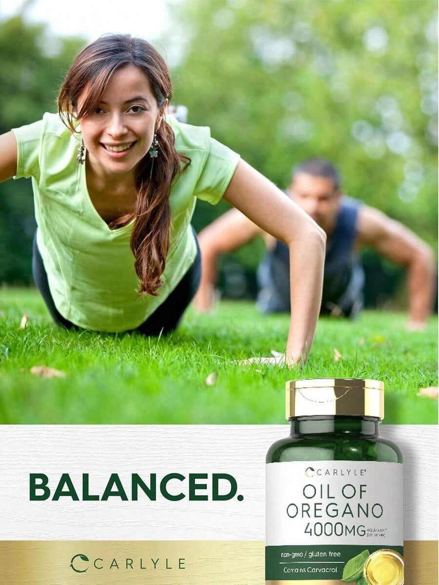 Carlyle Oregano Oil Softgels –Equivalent To4,000 Mg OfOregano Leafper Serving | Contains Naturally-Occurring Carvacrol | Mediterraneanand Wild Harvested | Quick ReleaseSoftgels | 150 Quick-Release Capsules