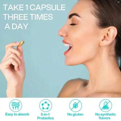 Collagen Peptide Multivitamin Supplement, With Vitamin D3, C, E, B Complex, Probiotics & Minerals, All-In-One Daily Collagen Pills For Adults, 60 Tablets