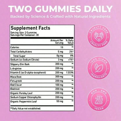 ProYoni Pheromone Gummies - Enhances Your Natural Pheromones From Within - 60 Count Mixed Berry Flavor