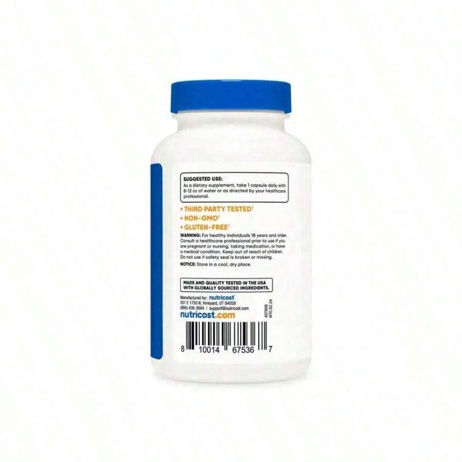 Acetyl L-Cysteine (NAC) 600mg, 180 Capsules - Non-GMO, Gluten Free[Free Shipping ]