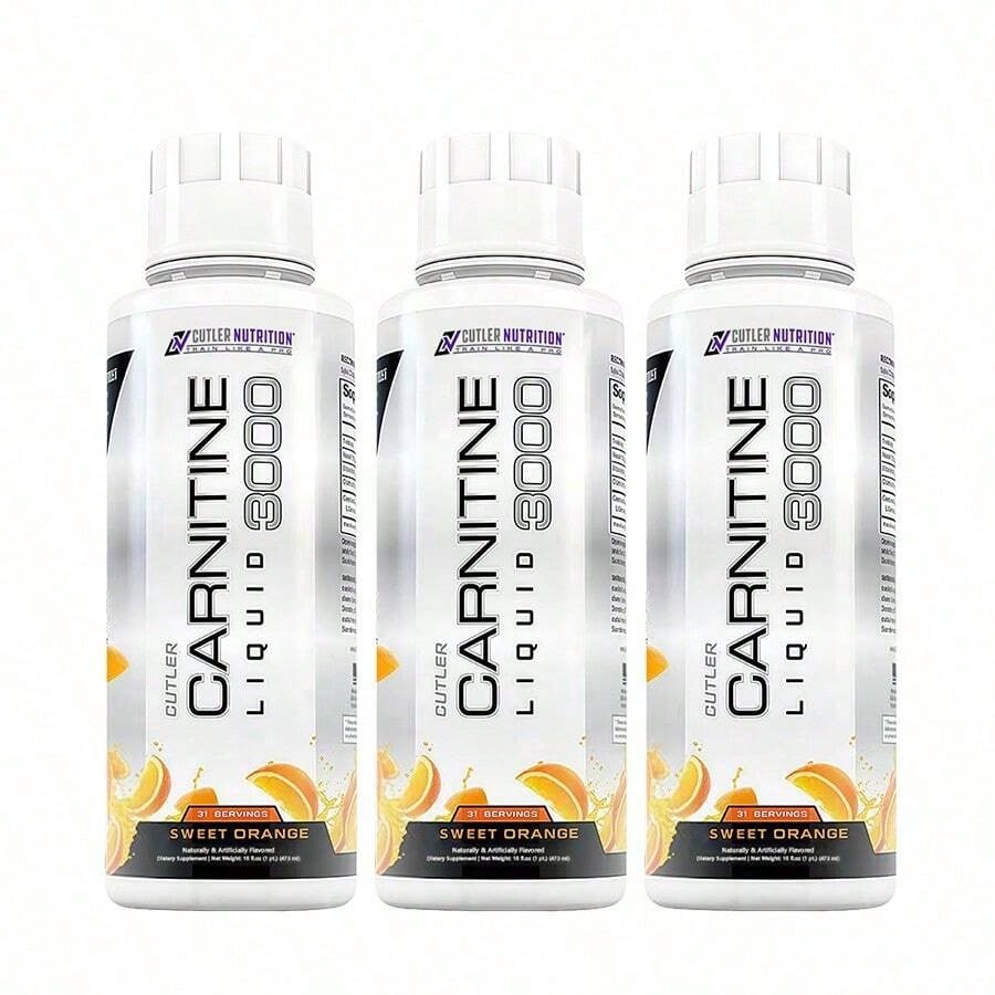 Cutler Nutrition Liquid L-Carnitine Supplement With Acetyl L-Carnitine & L-Carnitine Tartrate Forms - Pre Workout Formula For Optimal Absorption, Energy & Muscle Support, Buzz'in Orange Flavor