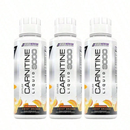Cutler Nutrition Liquid L-Carnitine Supplement With Acetyl L-Carnitine & L-Carnitine Tartrate Forms - Pre Workout Formula For Optimal Absorption, Energy & Muscle Support, Buzz'in Orange Flavor