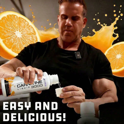 Cutler Nutrition Liquid L-Carnitine Supplement With Acetyl L-Carnitine & L-Carnitine Tartrate Forms - Pre Workout Formula For Optimal Absorption, Energy & Muscle Support, Buzz'in Orange Flavor