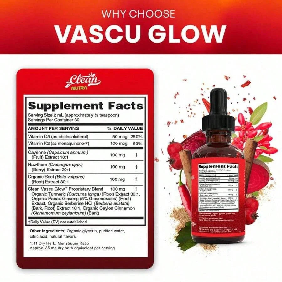 Fire & Vitality Drops - Cayenne+Hawthorn+Organic Beetroot For Circulation & Energy