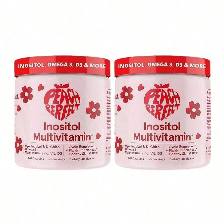 Inositol Powder Multivitamin, Pink Lemonade Flavor – 4g Myo & D-Chiro Inositol, DIM, Zinc, Magnesium Glycinate, Vitamin D3 – Supports Women's Health, Cycle, Energy[Free Shipping ]