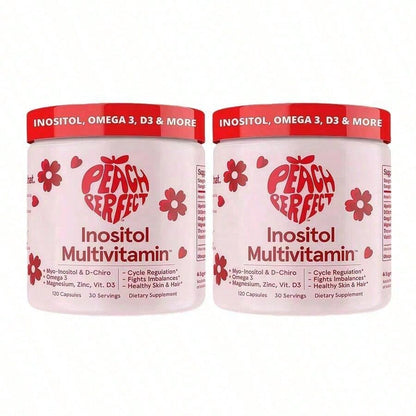 Inositol Powder Multivitamin, Pink Lemonade Flavor – 4g Myo & D-Chiro Inositol, DIM, Zinc, Magnesium Glycinate, Vitamin D3 – Supports Women's Health, Cycle, Energy[Free Shipping ]