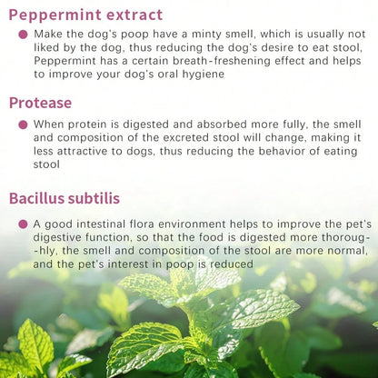 No Poo Chews For Dogs - 120 Ct Chicken Flavor - Coprophagia & Stool Eating Deterrent With Probiotics, Digestive Enzymes & Breath Aid - Stop Dog Poop Eating - Gut Health (Chicken)