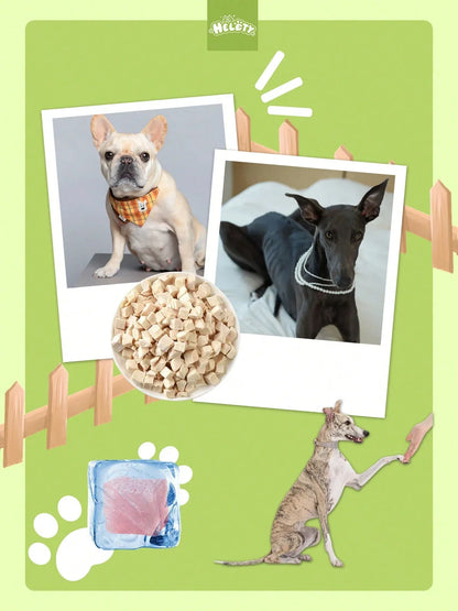 helety 100g/200g/400g/600gCat And Dog Snacks, Chicken Freeze-Dried Dog Mixed Snacks, Cat Grinding Snacks, Interactive Pet Snacks