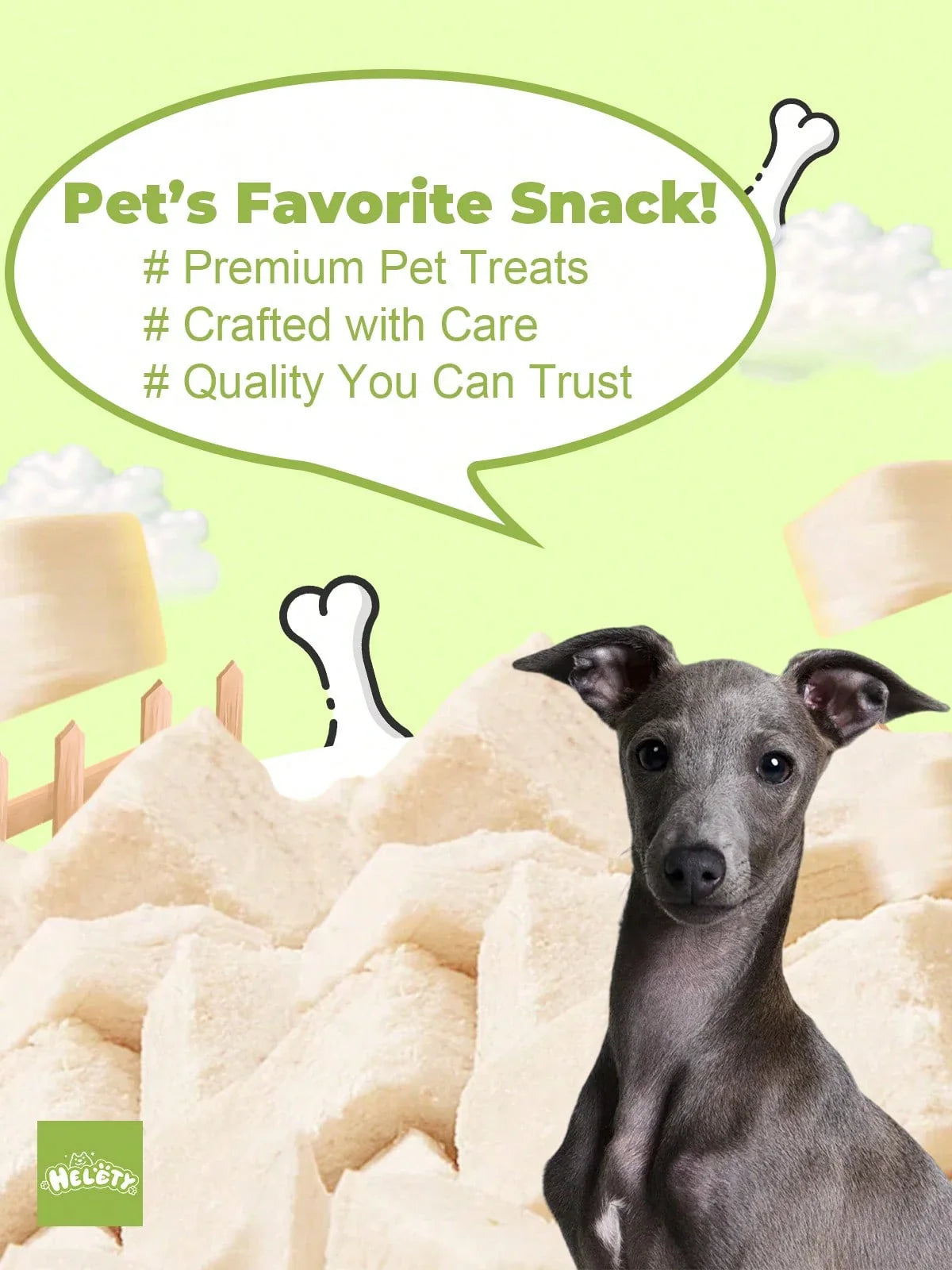 helety 100g/200g/400g/600gCat And Dog Snacks, Chicken Freeze-Dried Dog Mixed Snacks, Cat Grinding Snacks, Interactive Pet Snacks